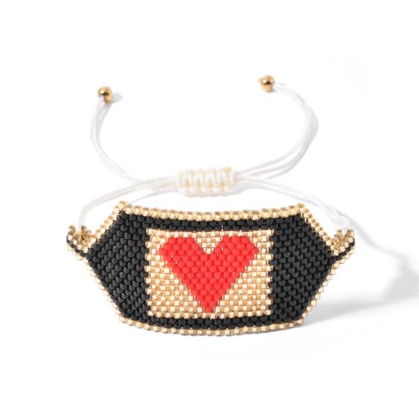 charm bracelets yaukia square red heart rice bead bracelet women fashion crystal miyuki beaded bileklik pulseras mujer moda 2021 jewelry, Golden;silver
charm bracelets yaukia square red heart rice bead bracelet women fashion crystal miyuki beaded bileklik pulseras mujer moda 2021 jewelry, Golden;silver