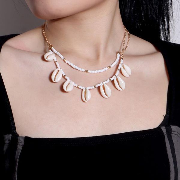 pendant necklaces bohemian ethnic multilayer seed bead shell choker chain necklace for women girl wedding party fashion jewelry gift, Silver
pendant necklaces bohemian ethnic multilayer seed bead shell choker chain necklace for women girl wedding party fashion jewelry gift, Silver