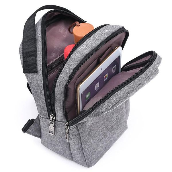style men's women's chest bag canvas polyester shoulder business casual travel backpack waist bags
style men's women's chest bag canvas polyester shoulder business casual travel backpack waist bags