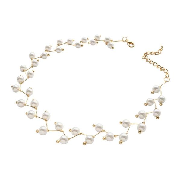 Vintage Annulus Pearl Chain Choker Trendy Geometric Knot Elegance Statement Necklace Charm Simulated Jewelry Chokers, Golden;silver
Vintage Annulus Pearl Chain Choker Trendy Geometric Knot Elegance Statement Necklace Charm Simulated Jewelry Chokers, Golden;silver