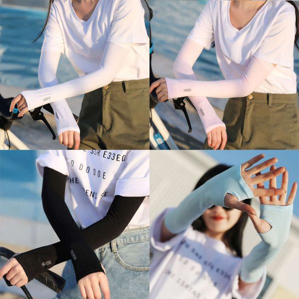 ice silk sleeves ice women's summer monochrome men's cycling sun letter ice silk arm sleeve driving uv protection gloves
ice silk sleeves ice women's summer monochrome men's cycling sun letter ice silk arm sleeve driving uv protection gloves