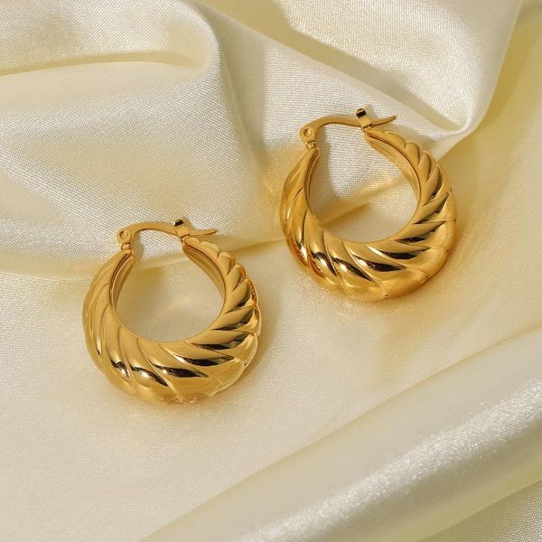 hoop & huggie gold plated exaggerated twist ear earrings for women stainless steel rock style brincos engagement jewelry oorbellen 2021, Golden;silver
hoop & huggie gold plated exaggerated twist ear earrings for women stainless steel rock style brincos engagement jewelry oorbellen 2021, Golden;silver