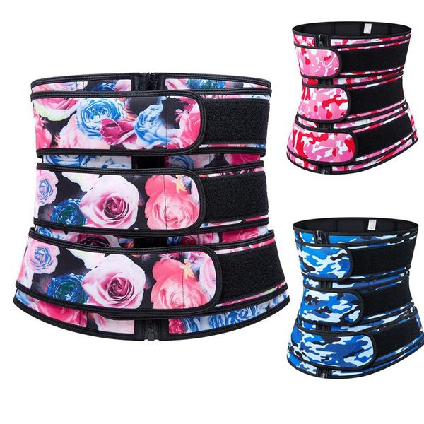 women's shapers 2021 gym workout lose weight rose printing camouflage 3 straps compression slimming belt neoprene sweat waist trainer, Black;white
women's shapers 2021 gym workout lose weight rose printing camouflage 3 straps compression slimming belt neoprene sweat waist trainer, Black;white