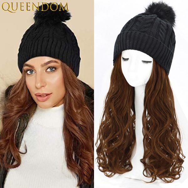 18light brown body wave wig winter warm knitted hat wig for women synthetic curly hair cotton cap wig natural black false hair
18light brown body wave wig winter warm knitted hat wig for women synthetic curly hair cotton cap wig natural black false hair