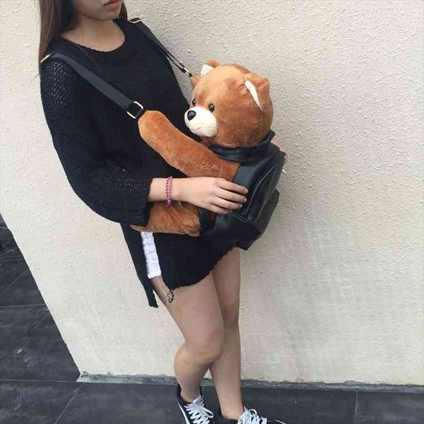 winter women girls fashion leather backpack plush teddy bear school bag fmous brand leisure small
winter women girls fashion leather backpack plush teddy bear school bag fmous brand leisure small