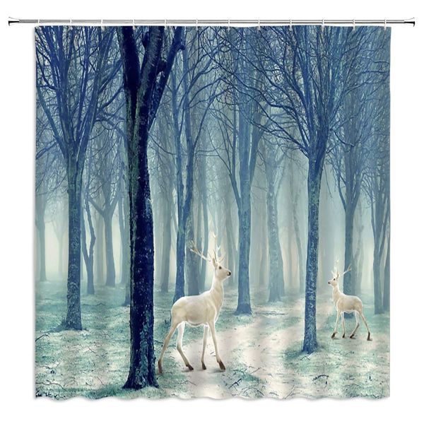 white deer shower curtain fairy smoke forest trunk animal winter natural landscape,70x70 inch polyester fabric bathroom
white deer shower curtain fairy smoke forest trunk animal winter natural landscape,70x70 inch polyester fabric bathroom