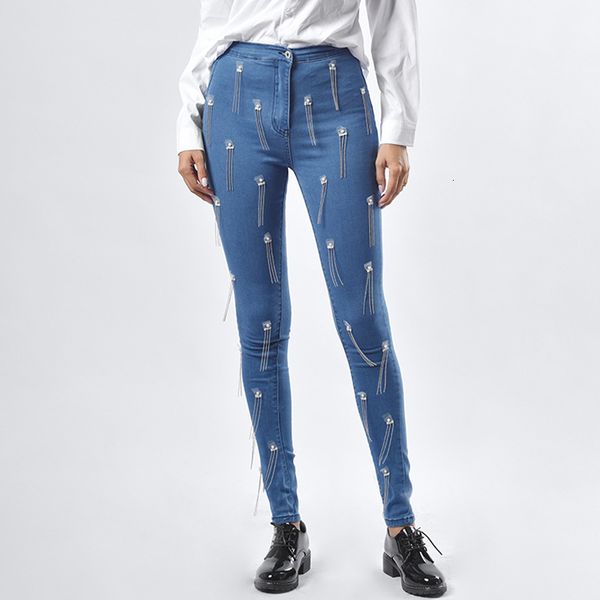 jean high waist strech pearl brim beads molding girl hip pencils harajuku pants denim streetwear fringes more size fit mother, Blue
jean high waist strech pearl brim beads molding girl hip pencils harajuku pants denim streetwear fringes more size fit mother, Blue