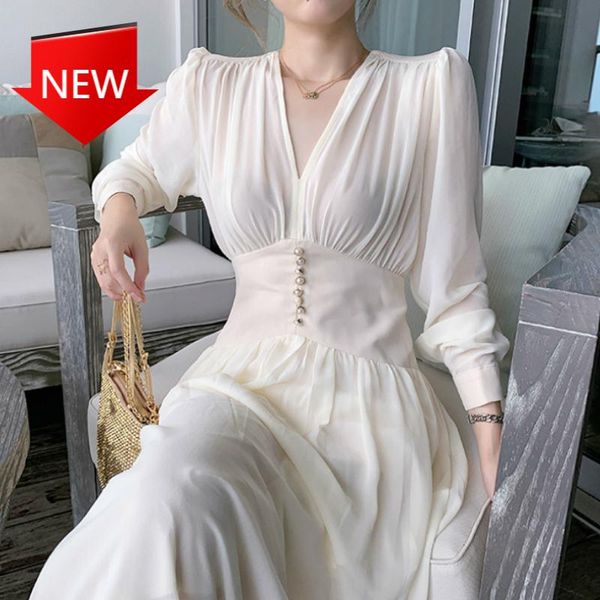 casual dresses fairy party dress office lady v-neck loose midi 2021 spring clothing female elegant women solid long sleeve, Black;gray
casual dresses fairy party dress office lady v-neck loose midi 2021 spring clothing female elegant women solid long sleeve, Black;gray