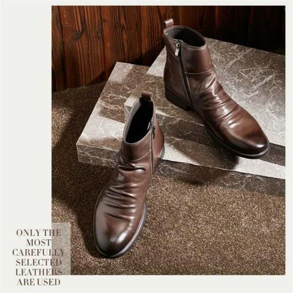 2022 new mens fold embroidery retro tide shoes super fire short boots knight boots men motorcycle boots martin xm370, Black
2022 new mens fold embroidery retro tide shoes super fire short boots knight boots men motorcycle boots martin xm370, Black