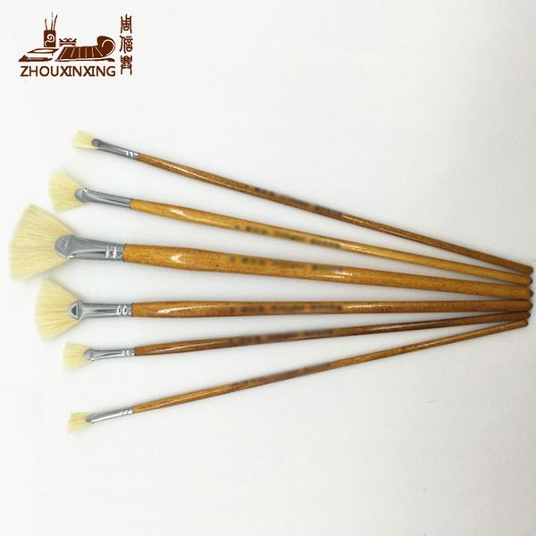 6pcs/set pig bristle fan shap brush pen artist oil painting brushes uv varnish art pigments watercolor brushes
6pcs/set pig bristle fan shap brush pen artist oil painting brushes uv varnish art pigments watercolor brushes