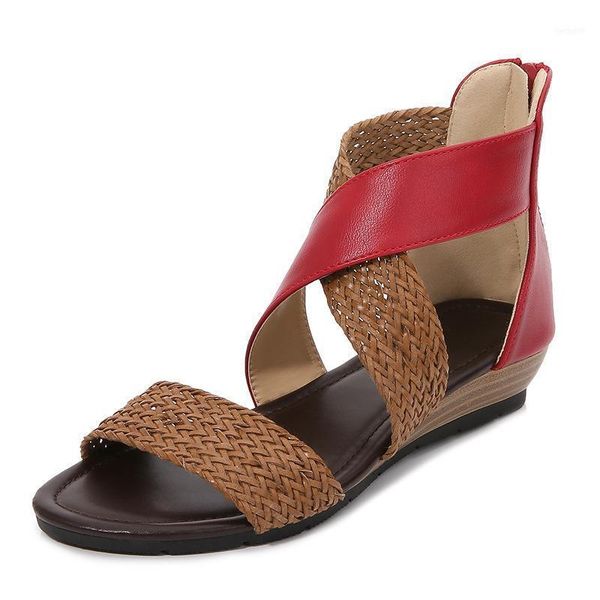sandals summer ladies national wind female boho woven belt wedge heel women retro roman shoes non-slip11, Black
sandals summer ladies national wind female boho woven belt wedge heel women retro roman shoes non-slip11, Black