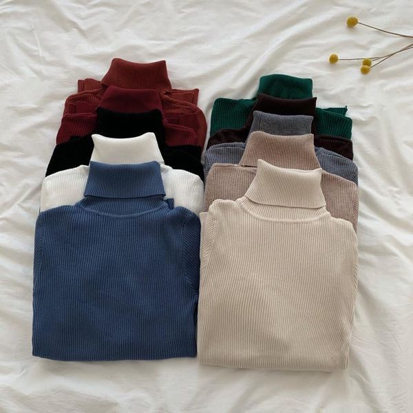 autumn winter women knitted turtleneck sweater casual soft jumper femme striped stretchable pullover girls b670 women's sweaters, White;black
autumn winter women knitted turtleneck sweater casual soft jumper femme striped stretchable pullover girls b670 women's sweaters, White;black