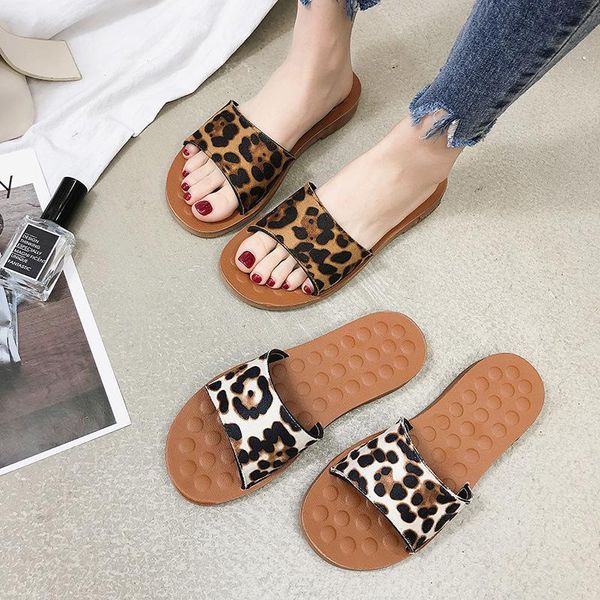 slippers mixed colors shallow leopard summer flat slides women open outside toe leisure concise ladies shoes, Black
slippers mixed colors shallow leopard summer flat slides women open outside toe leisure concise ladies shoes, Black