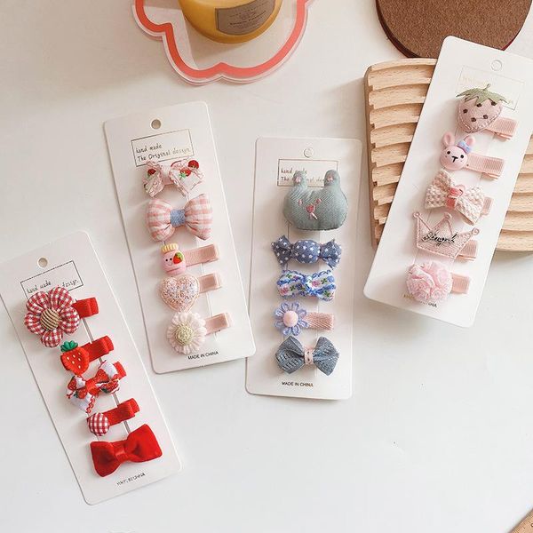hair accessories 5 pcs sweet girl cute fabric flower bow all-inclusive duckbill clip headwear fashion korean children's hairpins, Slivery;white
hair accessories 5 pcs sweet girl cute fabric flower bow all-inclusive duckbill clip headwear fashion korean children's hairpins, Slivery;white