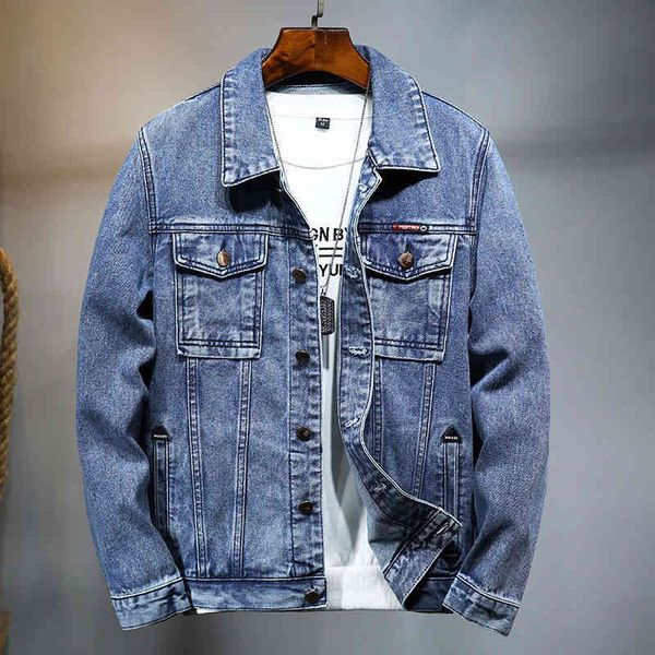 jacket autumn new slim fit men's denim trend handsome large denim jacketbalencaiga, Black;brown
jacket autumn new slim fit men's denim trend handsome large denim jacketbalencaiga, Black;brown