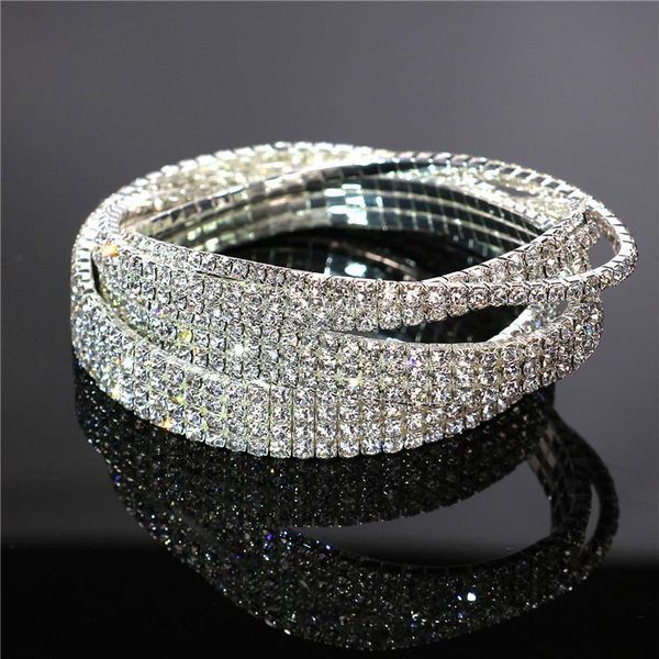 charm bracelets luxury female white rhinestone bracelet dainty silver color for women simple bridal small round wedding, Golden;silver
charm bracelets luxury female white rhinestone bracelet dainty silver color for women simple bridal small round wedding, Golden;silver