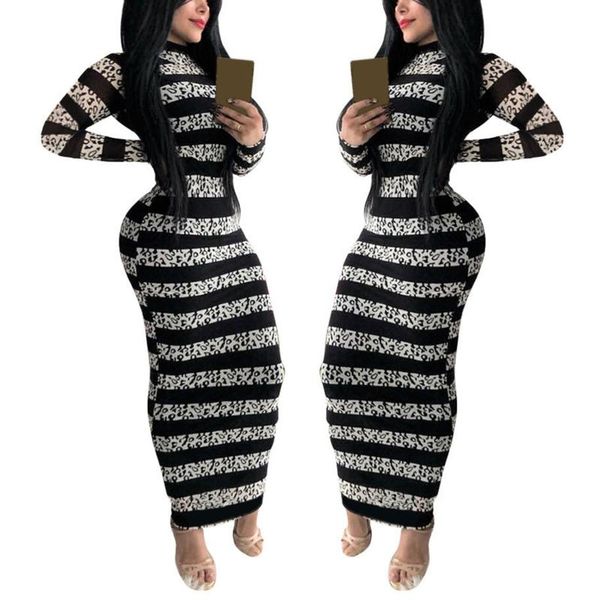 casual dresses black white striped woman dress elegant sheath slim bodycon for women autumn o-neck long sleeve, Black;gray
casual dresses black white striped woman dress elegant sheath slim bodycon for women autumn o-neck long sleeve, Black;gray