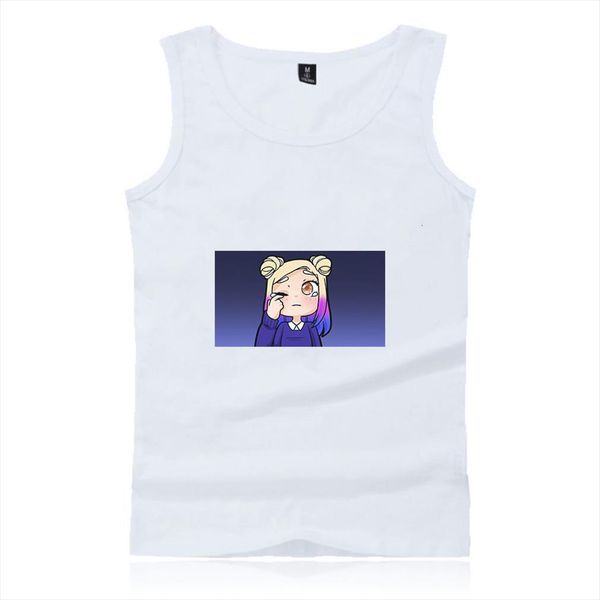 wengie fashion prints tank mens women men summer cool sleeveless vest casual streetwear clothes, White;black 
wengie fashion prints tank mens women men summer cool sleeveless vest casual streetwear clothes, White;black