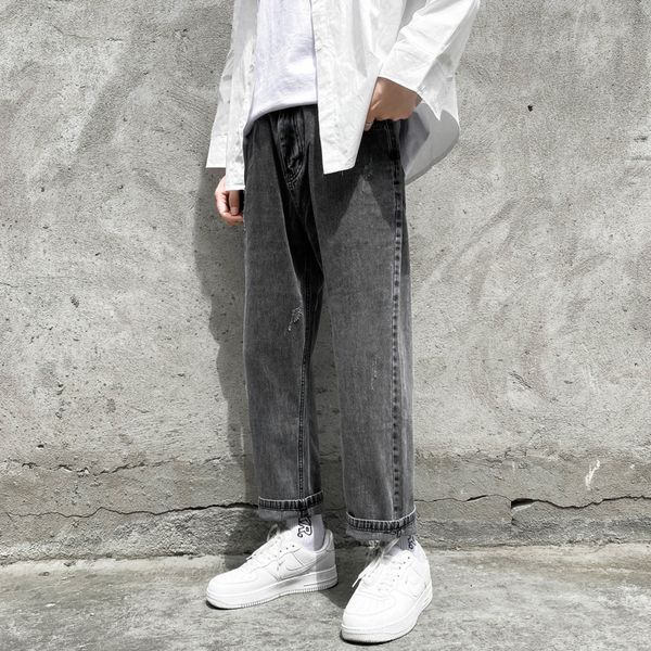ripped wide-leg jeans mens fashion casual retro harajuku jeans men streetwear loose hip-hop straight denim trousers mens s-3xl, Blue
ripped wide-leg jeans mens fashion casual retro harajuku jeans men streetwear loose hip-hop straight denim trousers mens s-3xl, Blue