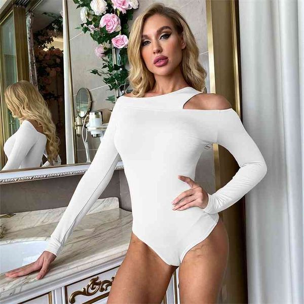 fall winter women long sleeve asymmetry bodysuit fashion off-the-shoulder casual black slim fit polyester bodycon bodysuits 210604, Black;white
fall winter women long sleeve asymmetry bodysuit fashion off-the-shoulder casual black slim fit polyester bodycon bodysuits 210604, Black;white