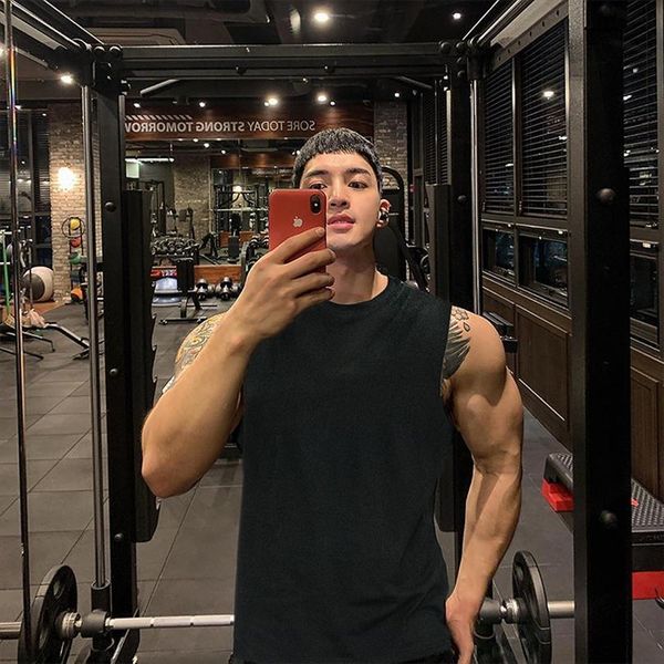 fashion summer cotton sleeveless shirts tank men fitness mens singlet bodybuilding workout gym clothing, White;black
fashion summer cotton sleeveless shirts tank men fitness mens singlet bodybuilding workout gym clothing, White;black
