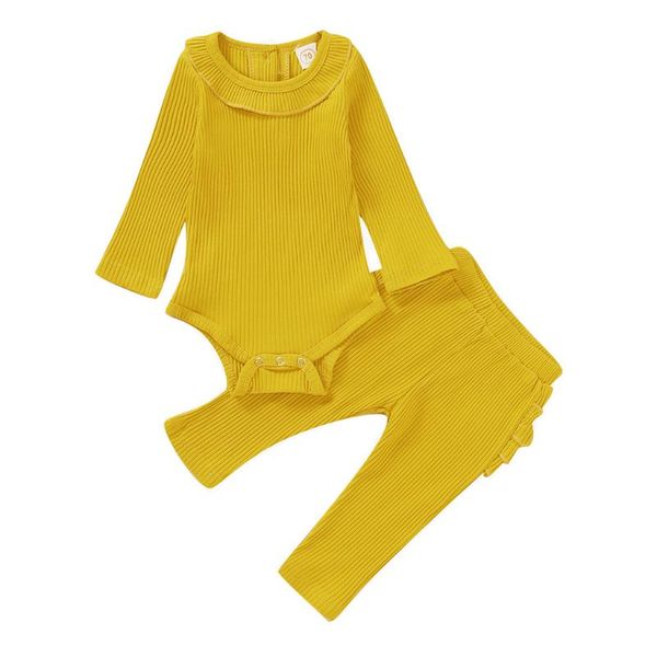 clothing sets toddler kids baby girl ruffle bodysuit romper solid bowknot pants trousers autumn cotton long sleeve outfit clothes set, White
clothing sets toddler kids baby girl ruffle bodysuit romper solid bowknot pants trousers autumn cotton long sleeve outfit clothes set, White
