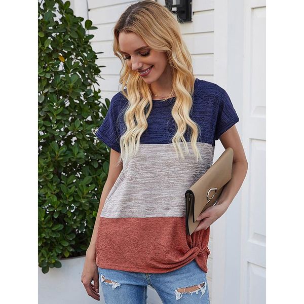 women's t-shirt summer basic solid 2021 ladies casual cotton short sleeved tee shirt fashion female color matching twisted s-xxl, White
women's t-shirt summer basic solid 2021 ladies casual cotton short sleeved tee shirt fashion female color matching twisted s-xxl, White