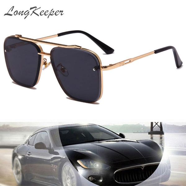 sunglasses classic oversized metal pilot men women double beams one piece gradient sun glasses rimless gafas de sol hombre uv400, White;black
sunglasses classic oversized metal pilot men women double beams one piece gradient sun glasses rimless gafas de sol hombre uv400, White;black