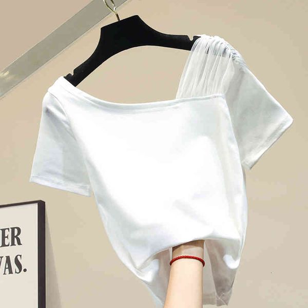 t shirt lace panel white black for women cotton short sleeve t-shirt female summer all-match tshirt nancylim tee
t shirt lace panel white black for women cotton short sleeve t-shirt female summer all-match tshirt nancylim tee