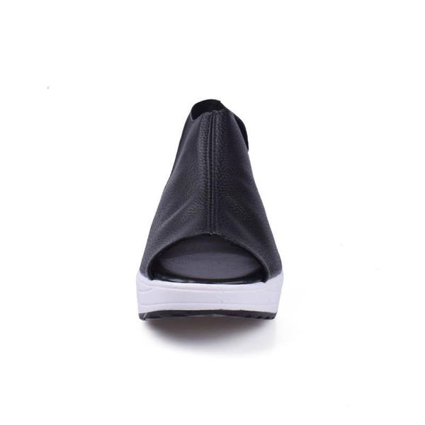sandals hung yau summer women shake shoes thick wedges creepers platform leather casual flats size 43 m5sl, Black
sandals hung yau summer women shake shoes thick wedges creepers platform leather casual flats size 43 m5sl, Black