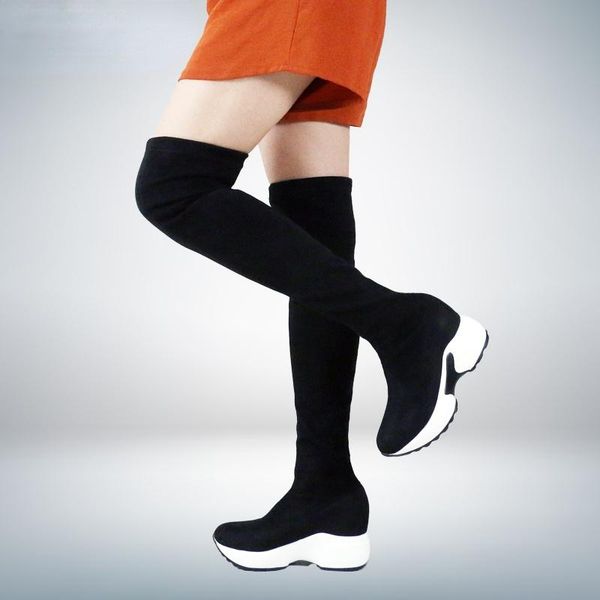 boots stretch fabrics over the knee height increasing round toe women shoes autumn winter casual long size34-43 shoe, Black
boots stretch fabrics over the knee height increasing round toe women shoes autumn winter casual long size34-43 shoe, Black