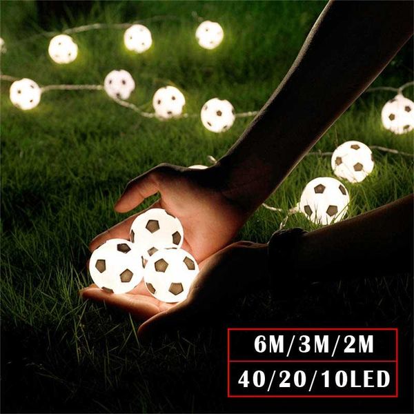 strings 2m 3m 6m led soccer balls string lights garland usb/battery powered football christmas fairy for home party decoration
strings 2m 3m 6m led soccer balls string lights garland usb/battery powered football christmas fairy for home party decoration