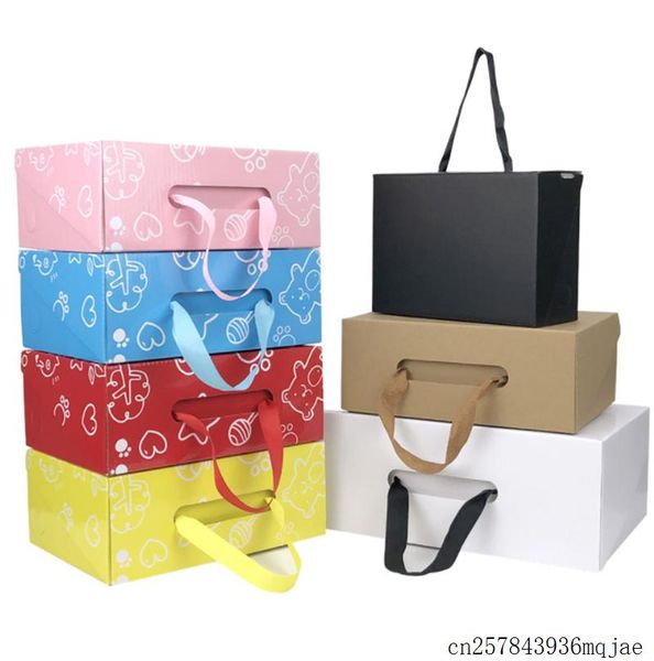 gift wrap 50 pcs cardboard shoe boxes with handle kraft paper box women men portable case 4 sizes
gift wrap 50 pcs cardboard shoe boxes with handle kraft paper box women men portable case 4 sizes