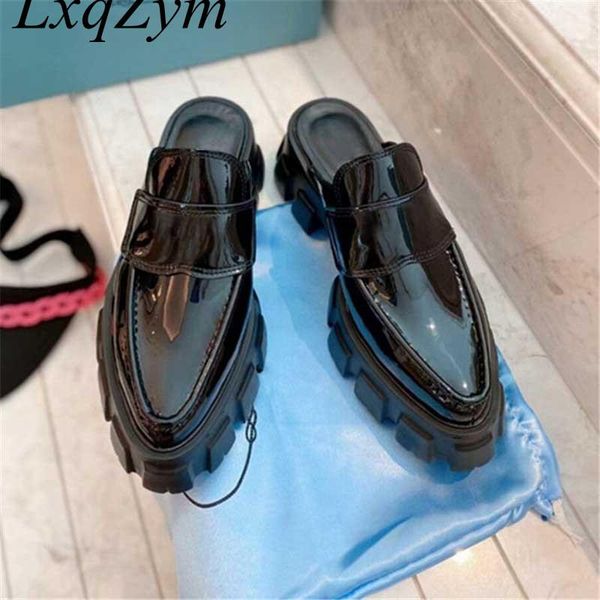 slippers flat loafers mules summer shoes women real leather round toe sandals leisure vacation metal decor platform modern, Black
slippers flat loafers mules summer shoes women real leather round toe sandals leisure vacation metal decor platform modern, Black