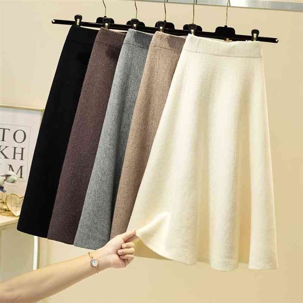 winter wool knitted skirt women's autumn mid-length high waist a- line knit cotton retro slim pleated skirt for women 210329, Black
winter wool knitted skirt women's autumn mid-length high waist a- line knit cotton retro slim pleated skirt for women 210329, Black