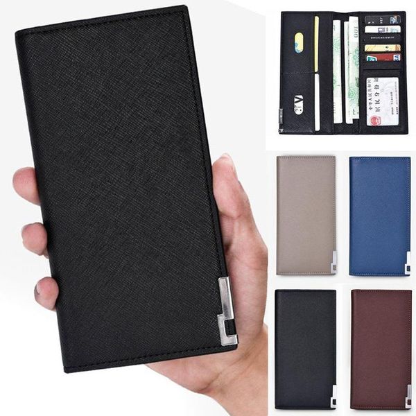 wallets leather men's wallet bussiness id card holder purse for man luxury long clutch soft ultra thin bifold pouch large capacity, Red;black
wallets leather men's wallet bussiness id card holder purse for man luxury long clutch soft ultra thin bifold pouch large capacity, Red;black