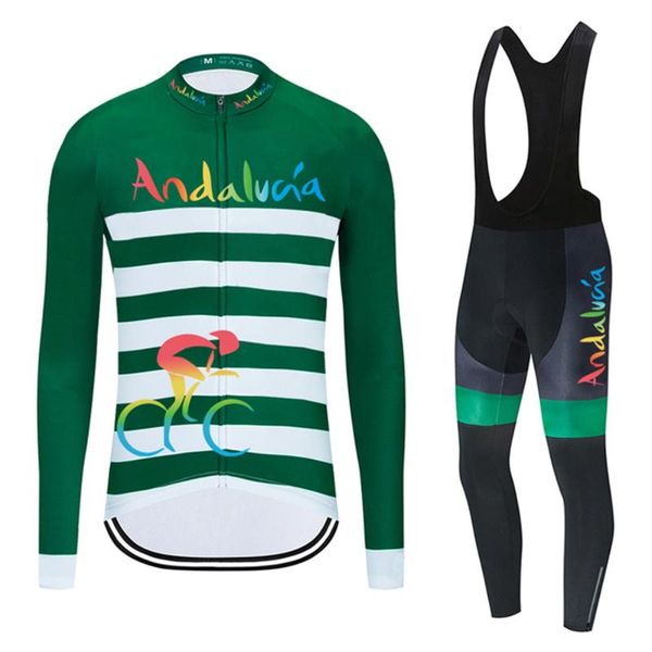 racing sets autumn 2021 team andalucia cycling jersey 20d bib set mtb uniform bicycle clothing quick dry bike clothes mens long wear, Black;blue
racing sets autumn 2021 team andalucia cycling jersey 20d bib set mtb uniform bicycle clothing quick dry bike clothes mens long wear, Black;blue