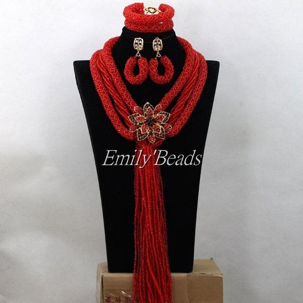 wedding jewelry sets red african bridal set nigerian bride gift fashion necklace long aij822, Slivery;golden
wedding jewelry sets red african bridal set nigerian bride gift fashion necklace long aij822, Slivery;golden