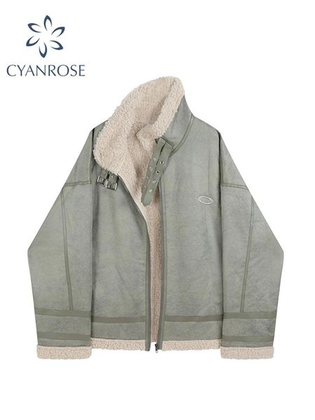 women's jackets women casual thick warm outwear faux lamb fur jacket loose oversized belt zippers female overcoat 2021 autumn winter, Black;brown
women's jackets women casual thick warm outwear faux lamb fur jacket loose oversized belt zippers female overcoat 2021 autumn winter, Black;brown