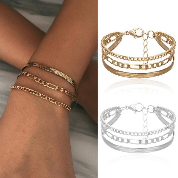 charm bracelets vintage boho bracelet anklets for women fashion snake gold chain multilayer bangle ankle female foot jewelry, Golden;silver
charm bracelets vintage boho bracelet anklets for women fashion snake gold chain multilayer bangle ankle female foot jewelry, Golden;silver