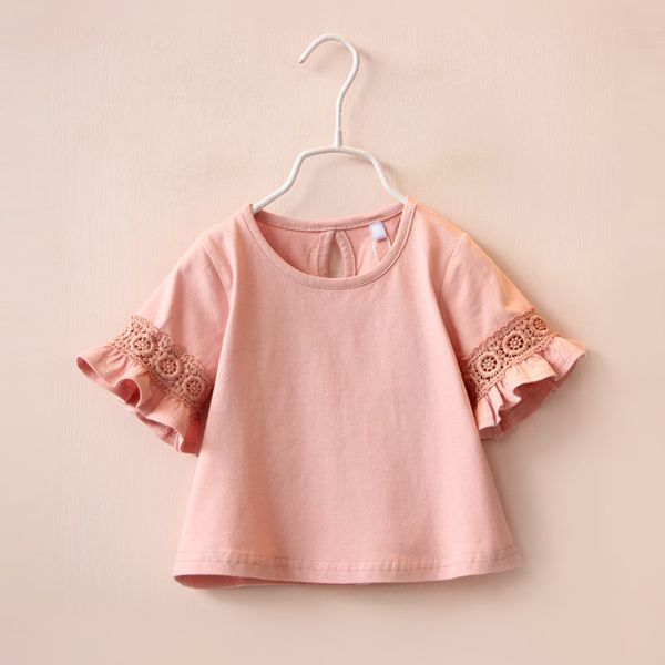 Girls Clothes 2021 Summer 2 3-10 Years Cotton White Lace Patchwork Lotus Short Flare Sleeve O-Neck Embroidery T-Shirt For Girls, Pink
Girls Clothes 2021 Summer 2 3-10 Years Cotton White Lace Patchwork Lotus Short Flare Sleeve O-Neck Embroidery T-Shirt For Girls, Pink