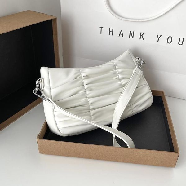 evening bags trendy pleated shoulder bag women fashion pu leather baguette designer armpit handbag casual lady underarm pouch bolso
evening bags trendy pleated shoulder bag women fashion pu leather baguette designer armpit handbag casual lady underarm pouch bolso