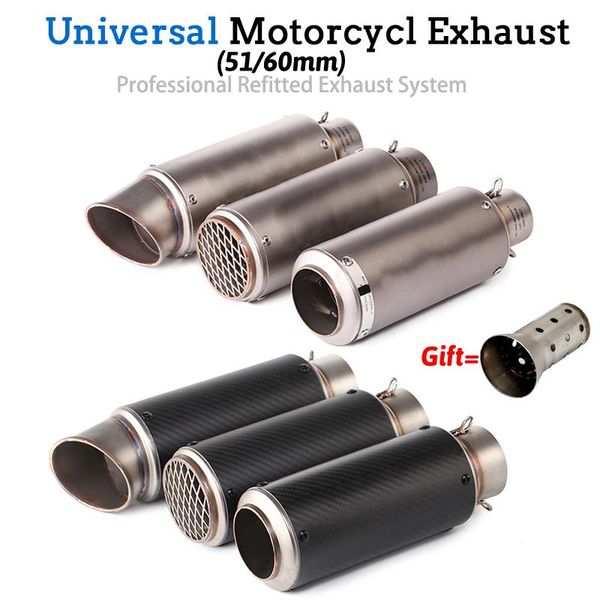motorcycle exhaust system muffler escape moto pipe db killer for cafe racer dirt bike scooter pcx 125 mt 07 fz6 z750 g310gs
motorcycle exhaust system muffler escape moto pipe db killer for cafe racer dirt bike scooter pcx 125 mt 07 fz6 z750 g310gs