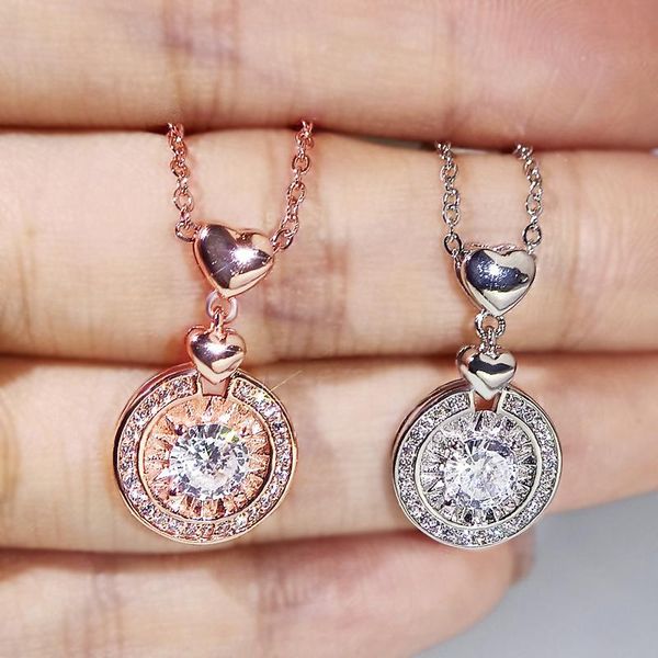 pendant necklaces caoshi aesthetic women's round full paved tiny cubic zirconia necklace for wedding jewelry daily collocation accessor, Silver
pendant necklaces caoshi aesthetic women's round full paved tiny cubic zirconia necklace for wedding jewelry daily collocation accessor, Silver