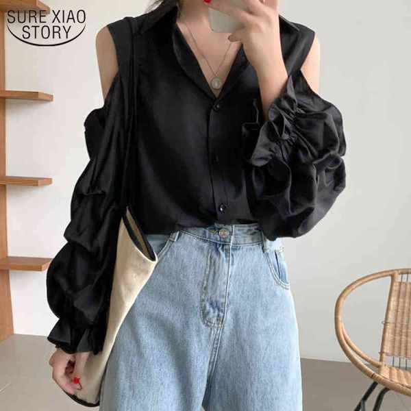 autumn puff sleeve shirt office lady casual long women off-shoulder cardigan blouses blusas 10569 210508, White
autumn puff sleeve shirt office lady casual long women off-shoulder cardigan blouses blusas 10569 210508, White