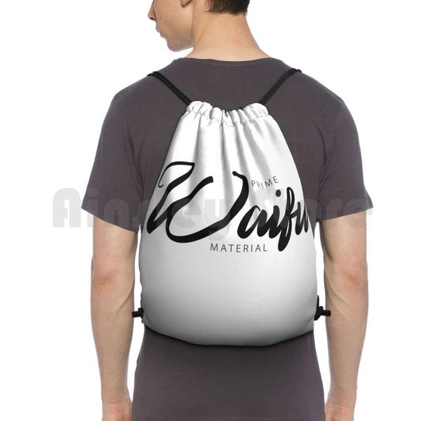 prime waifu material backpack drawstring bag riding climbing gym weeb funny wife
prime waifu material backpack drawstring bag riding climbing gym weeb funny wife
