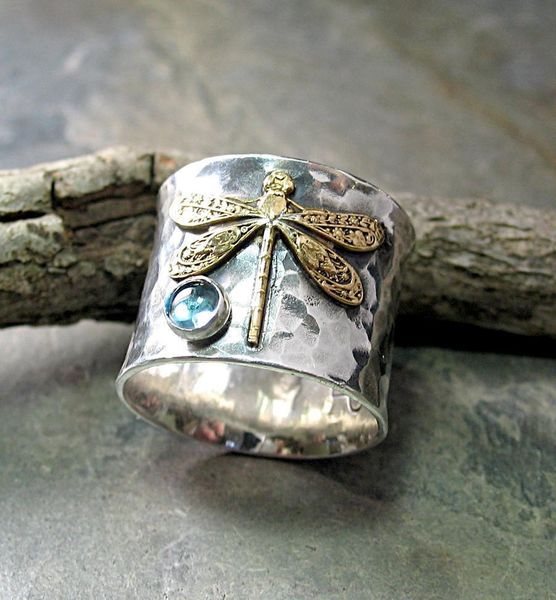 selling plated ring beset sanjie luxury sea blue dragonfly hand jewelry alloy, Silver
selling plated ring beset sanjie luxury sea blue dragonfly hand jewelry alloy, Silver