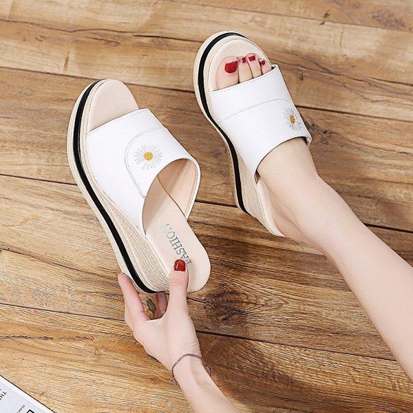 house slippers platform female shoes slides fashion women heels on a wedge 2021 summer luxury high pu rome, Black
house slippers platform female shoes slides fashion women heels on a wedge 2021 summer luxury high pu rome, Black