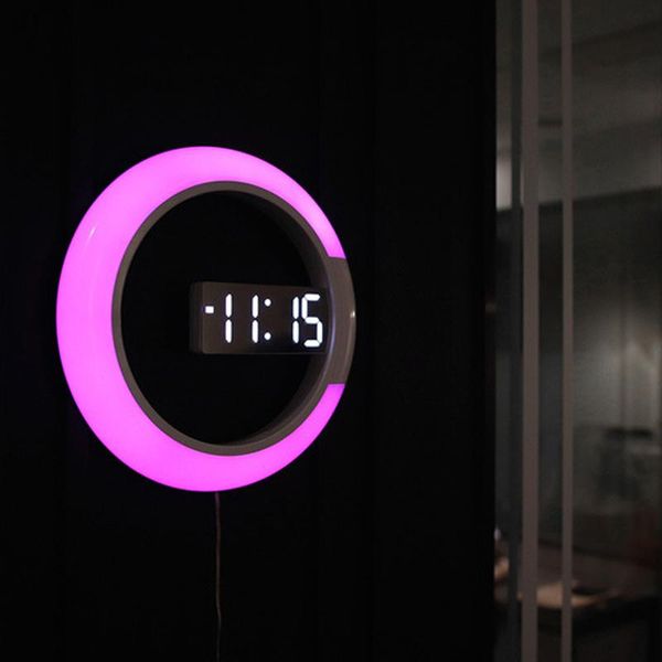 desk & table clocks 3d led digital wall clock alarm mirror hollow watch 7 colors temperature nightlight for home living room decorations
desk & table clocks 3d led digital wall clock alarm mirror hollow watch 7 colors temperature nightlight for home living room decorations