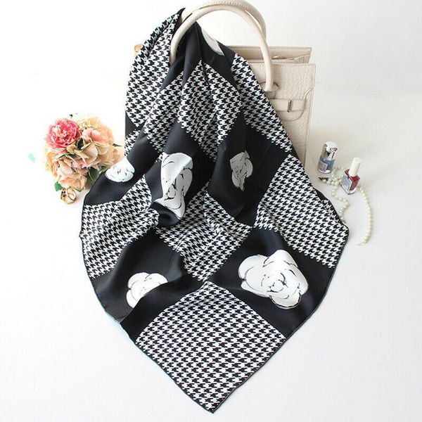 scarves luxury 100% twill silk scarf women fashion houndstooth & flower shawl stole hijab hand rolled square kerchief headscarf 90*90cm, Blue;gray
scarves luxury 100% twill silk scarf women fashion houndstooth & flower shawl stole hijab hand rolled square kerchief headscarf 90*90cm, Blue;gray